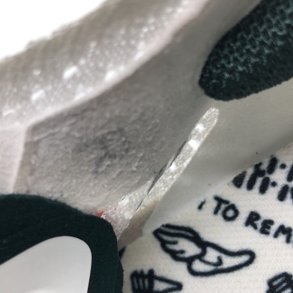 Mens Nike ZoomX Vaporfly Next% FK White/Green FZ4017-100 *Tried on * Sz 11 - Picture 12 of 12